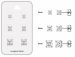 Teräs Korvakorut Clear Square Prong Set Cubic Zirconia Korvakorupaketti 3 Paria.