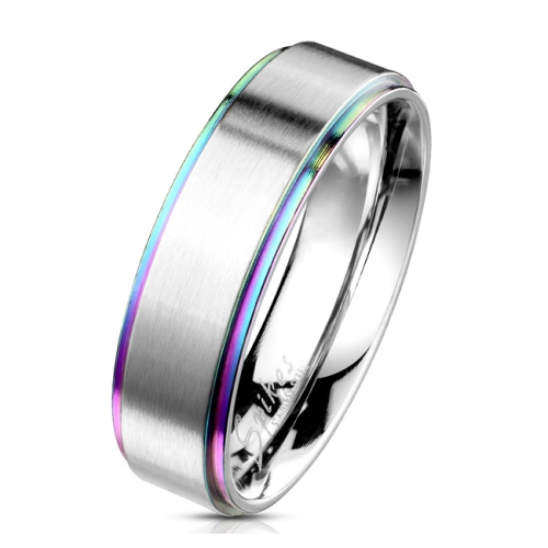 Terässormus "Rainbow With Brushed Center"