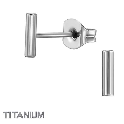 Titaani Korvakorut Minimalist Bar.