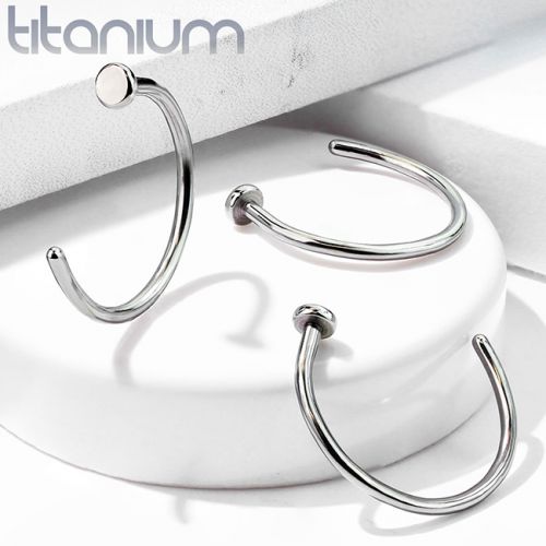Nenäkoru Titaani "Nose Hoop Rings"