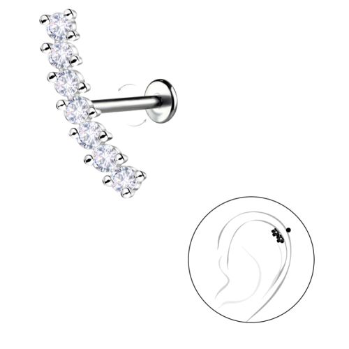 Titaani Rustokoru Long Cubic Zirconia.