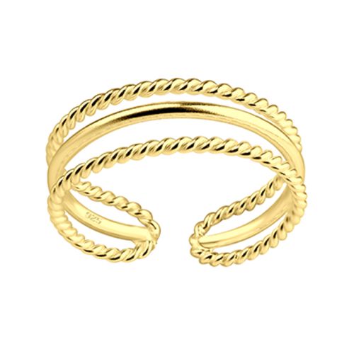 Varvassormus Hopea Säädettävä Twisted Gold.