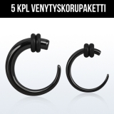 Venytyskoru "4 kpl Blacksteel Cresent"